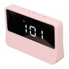 LED Mirror Alarm Clock 2 Levels Brightness Digital Alarm Clock