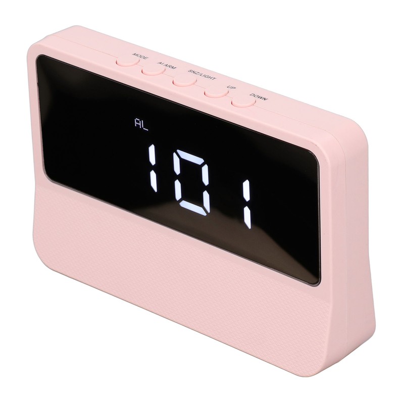LED Mirror Alarm Clock 2 Levels Brightness Digital Alarm Clock