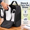 Portable Golf Shoe Bag – Breathable Oxford Cloth Carrier for