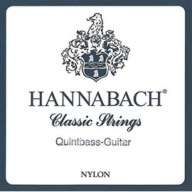 Hannabach Classical Guitar Strings, Quintbass Guitar, A6-8406MT, Series 840MT, Medium Tension