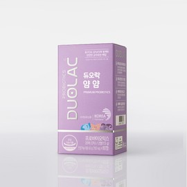 Duolak (self-produced product) Duolac Yum Yum Children's Chewable Yogurt Flavor 80 tablets, 1 pack / 듀오락 얌얌 어린이 츄어블 요구르트향 80정, 1개