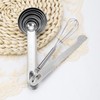 Eaykee Measuring Spoons Set with Leveler and Whisk, 8 Piece