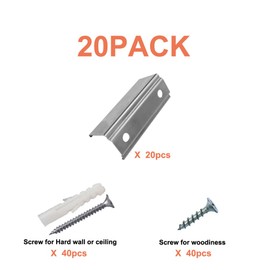 Hunhun 20 pack Extension Connectors for Hunhun V Shape LED Aluminum Channel System (V channel type)