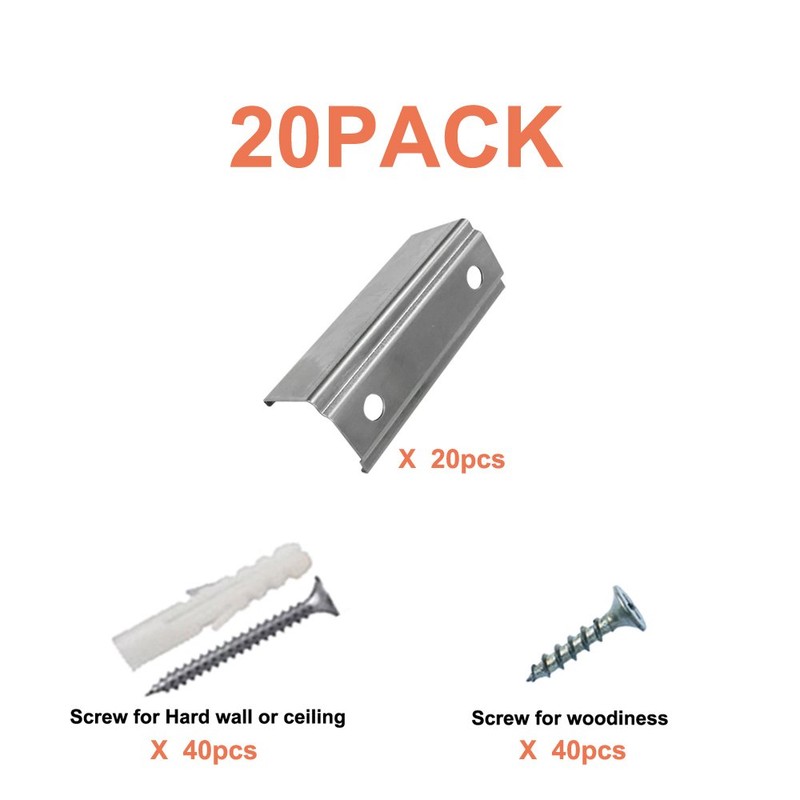 Hunhun 20 pack Extension Connectors for Hunhun V Shape LED