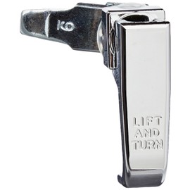 Southco 62-10-31 Polished Chrome Lift and Turn Compression Latch, Adjustable Grip