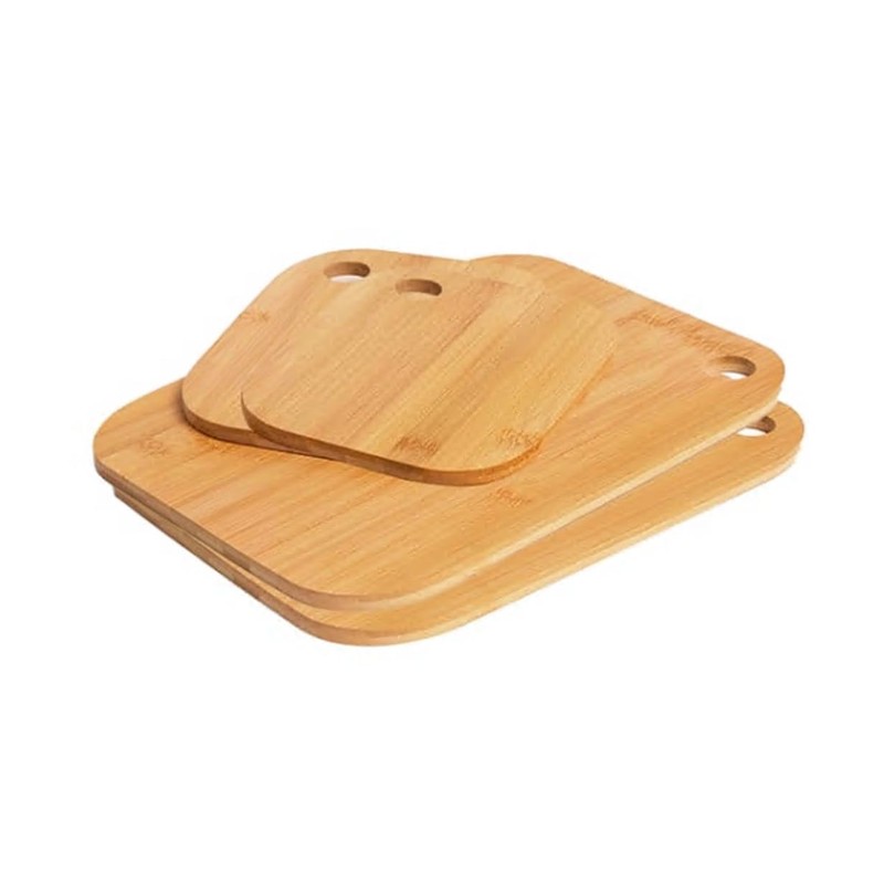 Bamboo Chopping Board Carving Meat Cutting Vegetables Cheeses and Bread