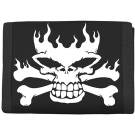 Skull Wallet, black