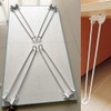 WZDXBQD 16.5 Inch Folding Hairpin Legs,Metal Folding Table Legs Heavy