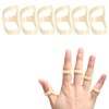 RonJea 6Pcs Oval Finger Splints, Trigger Finger Splint for Trigger/Mallet/Arthritis/Straightening,