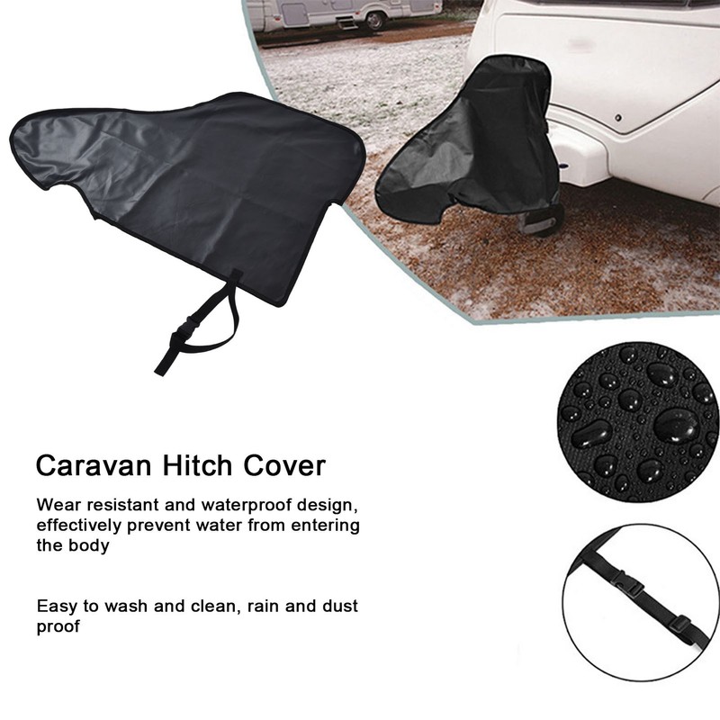 PVC Caravan Hitch Cover Anti UV Dustproof Waterproof Trailer Hitch