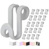FREZON Clothes Hanger Connector Hooks, Outfit Hanger Extender Clips, Hangers