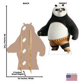 Cardboard People Po Life Size Cardboard Cutout Standup - Kung Fu Panda 4 (2024 Film)