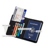 Passport Holder Travel Accessories Faux RFID Blocking PU Leather Upgrade