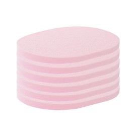 Facial Sponge, 4 Types, 0.3 inch (7 mm) Thick (Coarse), 6 Pieces, Pink [Face Sponge, Massage Sponge, Facial, Facial Cleansing, Esthetics, Sponge, Puff Cleansing, Pack, Mask, Wiping]