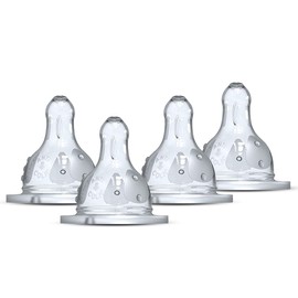 Dodie 4 x Round Anti Colic Teats