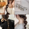 4pcs No Damage Soft Elastic Spiral Hair Ties,Coil Phone Cord