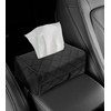 Gladgogo Car Tissue Case, Car Tissue Case, Black