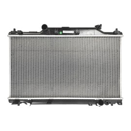 Azuresea Aluminum Radiator Compatible with 2002-2005 Honda Civic Si/SiR 2.0L I4 - Replaces 19010PRA003 DPI-2574