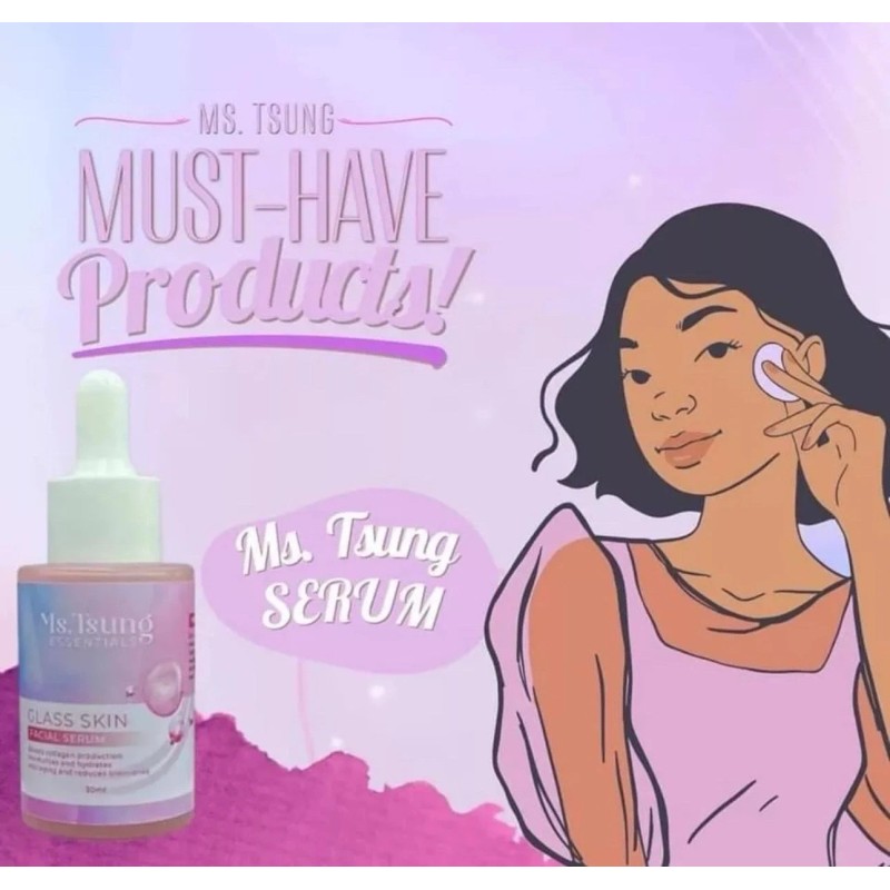 MS. TSUNG Essentials Glass Skin Facial Serum, 30ml