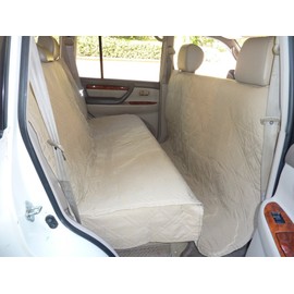 Deluxe Quilted and Padded Dog Car Seat Cover with Non-Slip Back Best for Car Truck and SUV - Make Travel with Your Pet Always an Option - 3 Sizes and Colors (Black, Grey, Taupe)