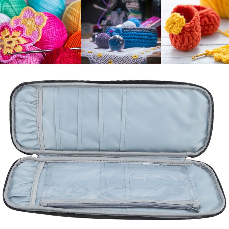 Long Knitting Needle Case Woven Storage Bag 600D Oxford Cloth