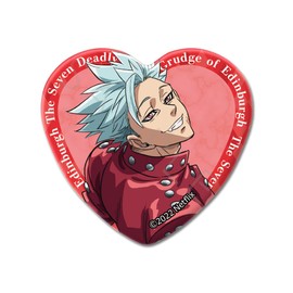 SYNC INNOVATION "Seven Deadly Sins" Edinburgh of Grudgment [Van] Heart Shaped Can Badge D