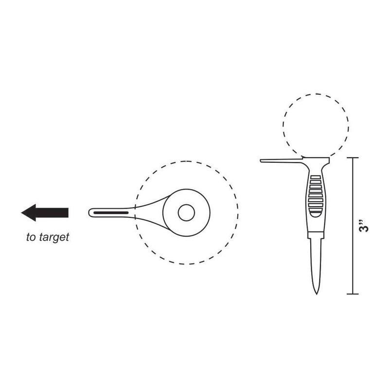 Flex Tee AlignTee Flexible Plastic Golf Tees (4 Pack) |
