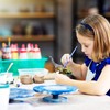 THE TWIDDLERS 20-Piece Dinosaur Painting Set, 5 Dinosaur Figures with