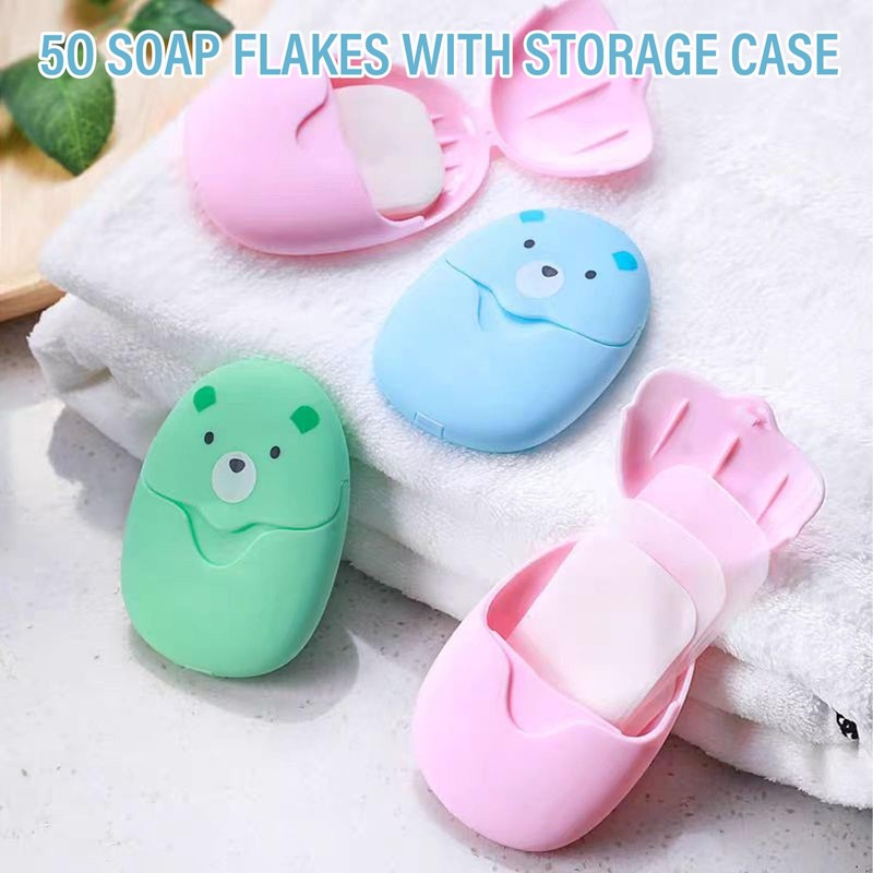Travel Soap Sheets, 6 Boxes Disposable Soap Paper for Home