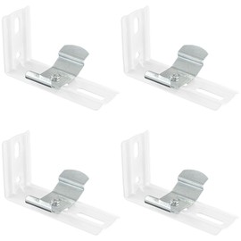 4 Sets Right Angle Vertical Blind Fixings Brackets,L Shaped Venetian Blind Accessories