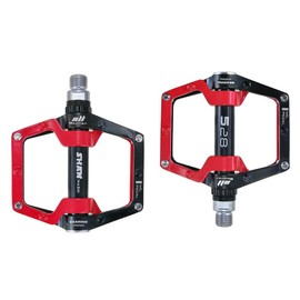 Bicycle Pedals-Aluminium Alloy Bicycle Pedals-Mountain Bike Pedals with Removable Non-Slip Studs 9/16