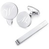 Honey Bear Cufflinks & Tie Pin Set Initials Letter Men's