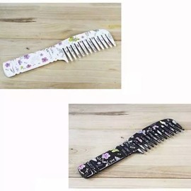 New Flower 뉴 플라워 일자빗 1p 머리빗 일자빗 신사빗 헤어빗 머리빚 머리빗 일자빗 [블랙] New Flower Straight Comb 1p Hair Comb Straight Comb Gentleman Comb Hair Comb [Black]
