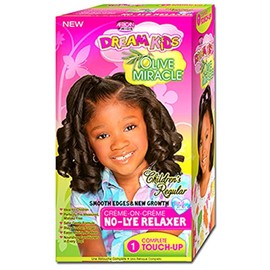 African Pride Dream Kids Olive Miracle Touch-Up Relaxer, Regular
