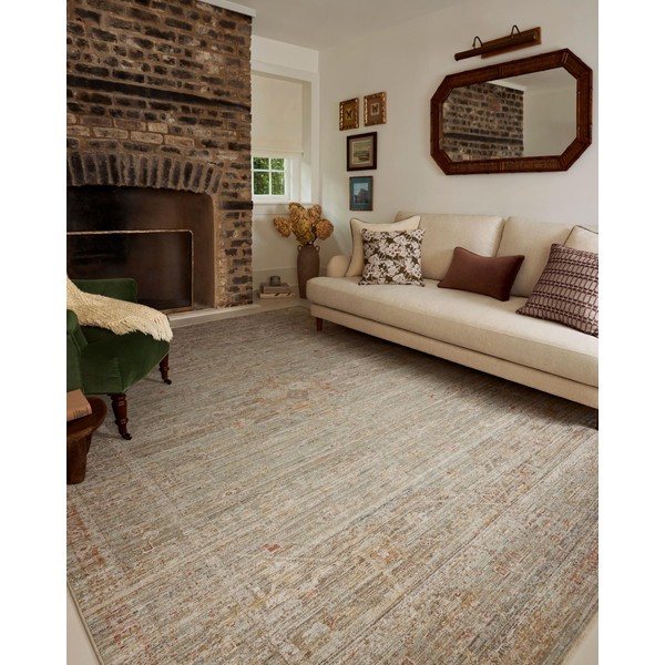 Loloi Chris Loves Julia Ida Collection IDA-05 Spa/Sunrise 5'-3" x