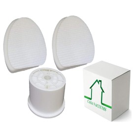 Casa Vacuums Shark Rotator Professional with XL Reach NV400 NV401 NV402 HEPA Exhaust Filter, 2 Foam & 2 Felt Filters, Part # XFH400 & XFF400