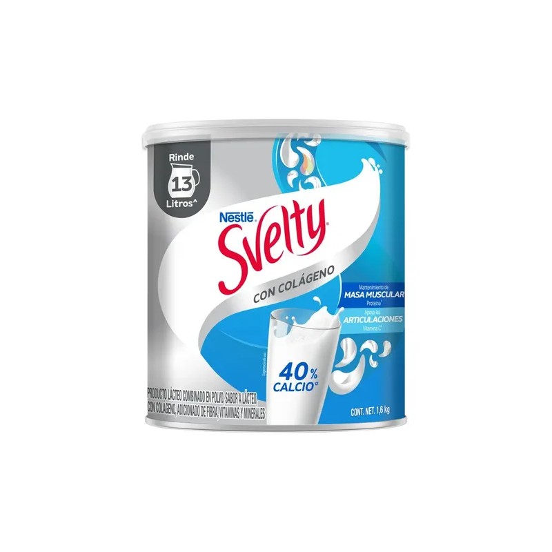 Svelty Colágeno Nestlé Lácteo En Polvo Bajo En Grasa 1.6