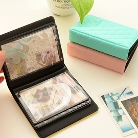 CENPEK 3-Inch Film Mini Album Case Storage 36 Pockets Slip In Photo Album For Polaroid Photo For FujlFilm Instax Film (Pink)
