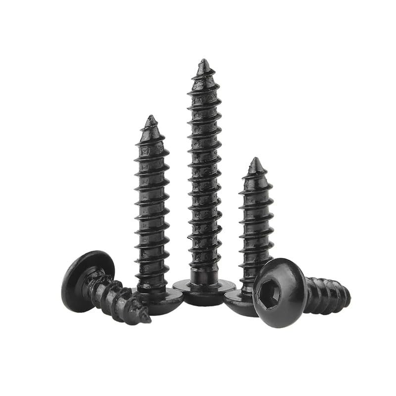 ORANXIN M4 x 12 mm, 50 pieces, carbon steel, round