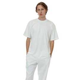 The 1801-6.5oz Garment Dye 3 Crew Neck T-Shirt, USA Cotton Comfort Made in USA Off-White