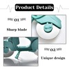 2 Pcs Pizza Cutter Creative Bike Stainless Steel Pizza Wheel
