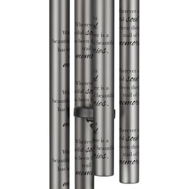 Carson 21" 'Beautiful Soul' Bereavement Wind Chime - Butterfly Chime - Memorial Windchime for Outdoor Decor - Garden Patio Porch