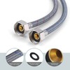 WOWOW 60" Length Faucet Supply Line, Bathroom Kitchen Faucet Lines