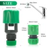 2 Pack Kitchen Tap Hose Connector, Mixer Tap Hose Connector,