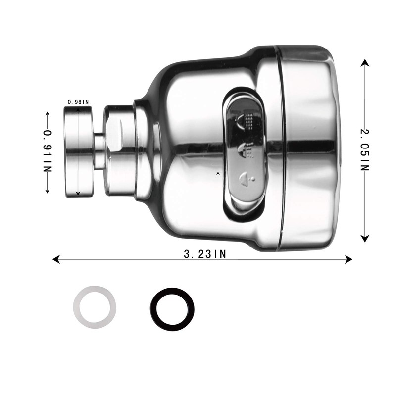 Upgraded 2021 Srmsvyd Movable Kitchen Faucet Head 360 Rotatable Sprayer