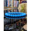 RAYON Sleeping Beauty Blue Turquoise Bead Bracelet Men Women 8mm