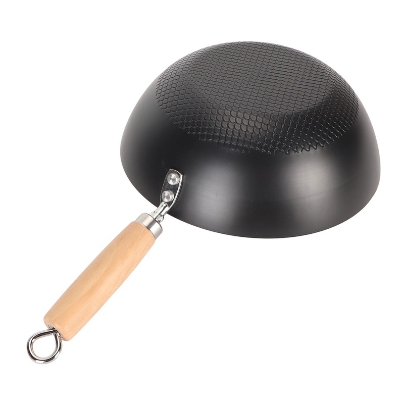 Frying Pan Even Heating Smooth Coating Multifunctional Iron Pot with