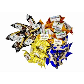 TASTE OF POLAND KROWKI MIX 2 LB MILANOWEK, WAWEL, MIESZKO, WEDEL. Fudge Candy Mix From Poland By Granda.