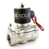 1" Stainless Steel Electric Solenoid Valve 110VAC Normally Closed Air