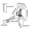 Litoexpe 2 Pcs 1-3/8 Inch Gate Latch with Screws, Wall